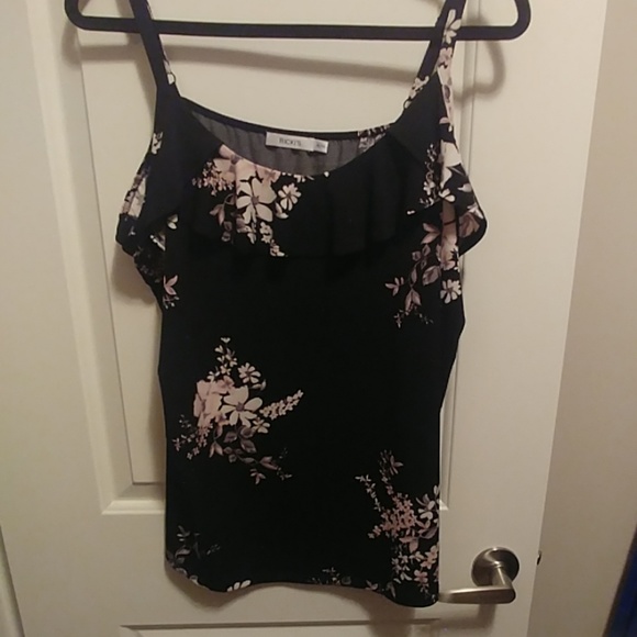 Ricki's ruffle neck tank - Picture 1 of 3